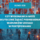 podnoszenie warunków udziału w postępowaniu