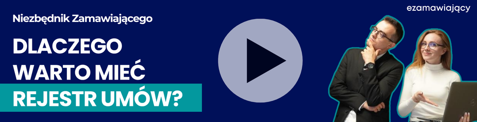 Rejestr Umów w eZamawiającym